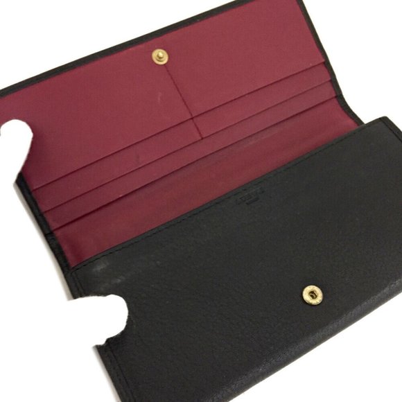 LOEWE Anagram Leather Long Bifold Wallet /1E8421 - Picture 5 of 8